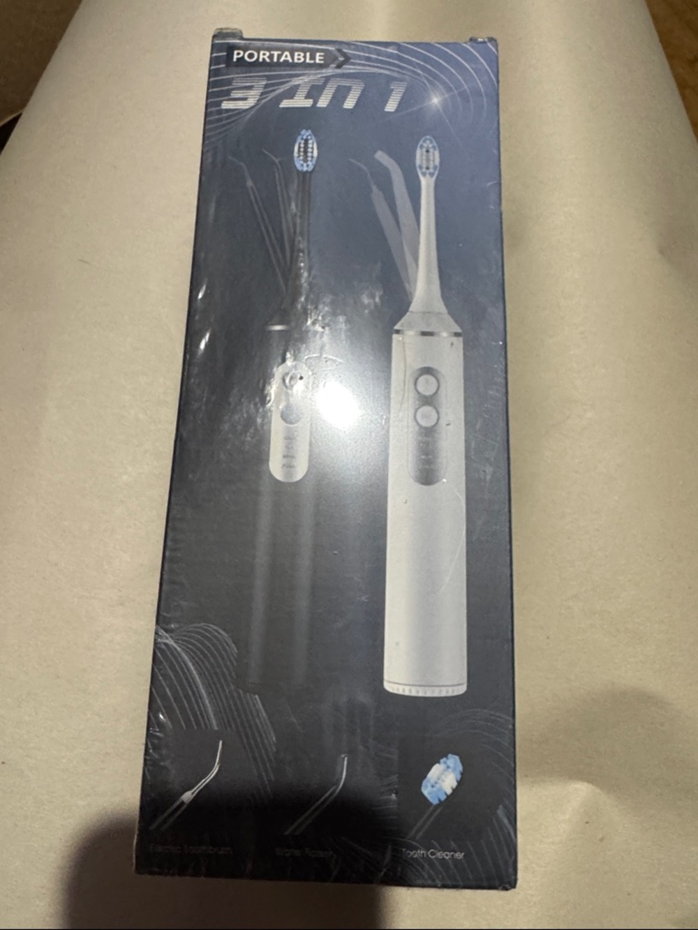 Portable Electric Toothbrush - White